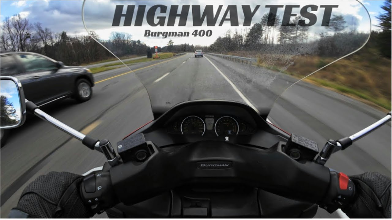 Can The Suzuki Burgman 400 Keep Up On The Highway?