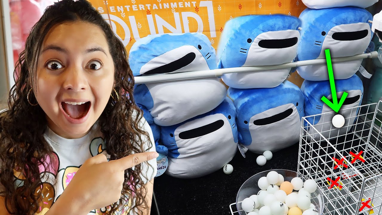 Get the ball into the Hole and win a BIG Shark!