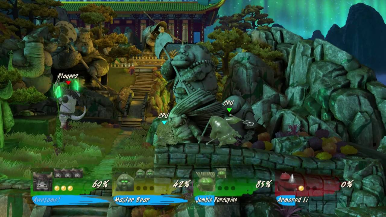 KUNG FU PANDA SHOWDOWN OF LEGENDARY LEGENDS...Kai, master bear, jombie Porcupine, armored li