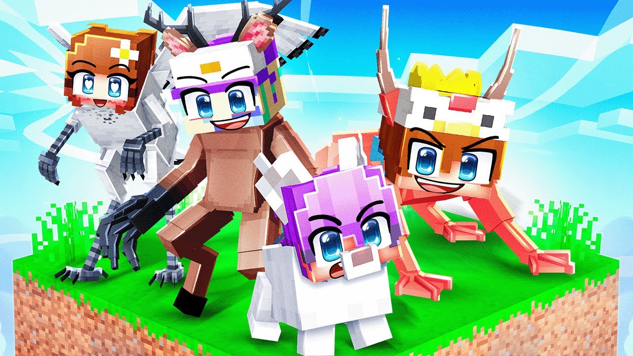 Surviving One 99 NIGHTS IN THE FOREST Block in Minecraft&hellip;