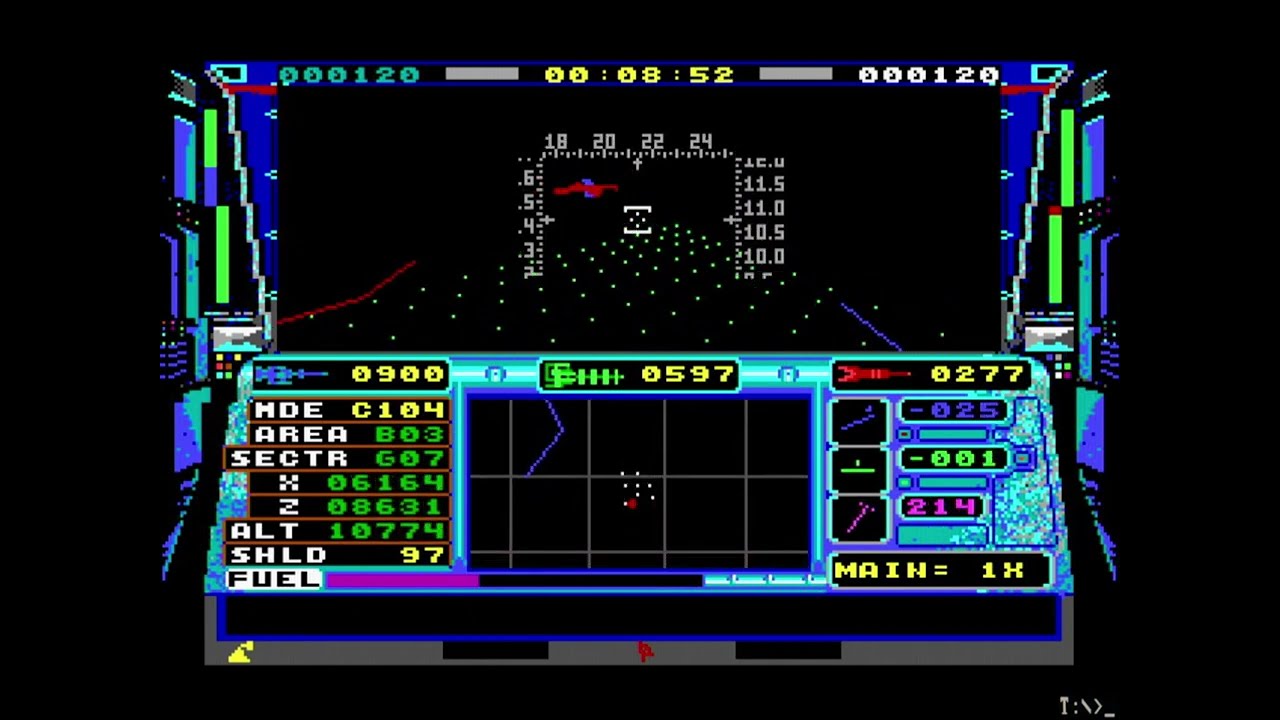 Echelon [PC, 1988] Gameplay