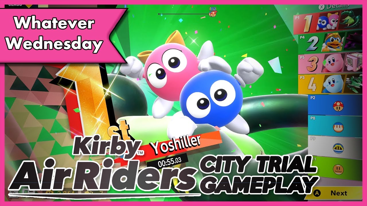 Kirby Air Riders - Lololo & Lalala on Hydra is BUSTED! City Trial Online Gameplay! #kirbyairriders
