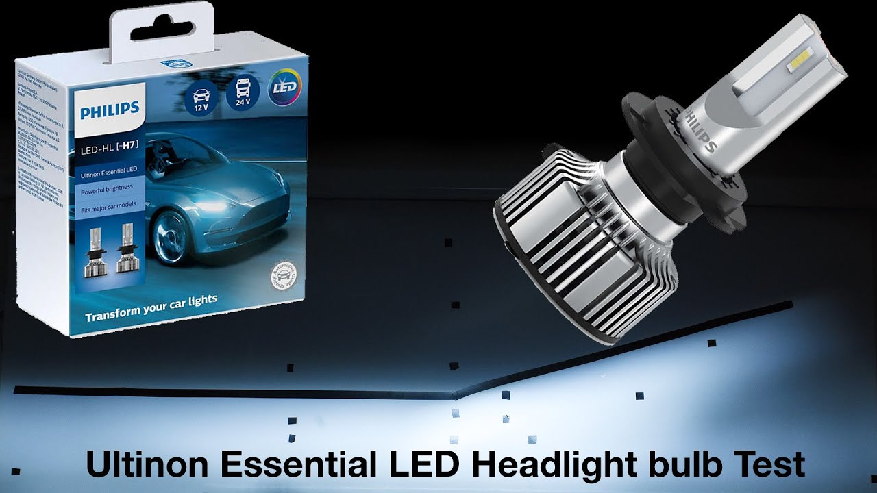 Обзор тестовых ламп Philips Ultinon Essential LED H7 Gen2 &ndash; Valeo Hella