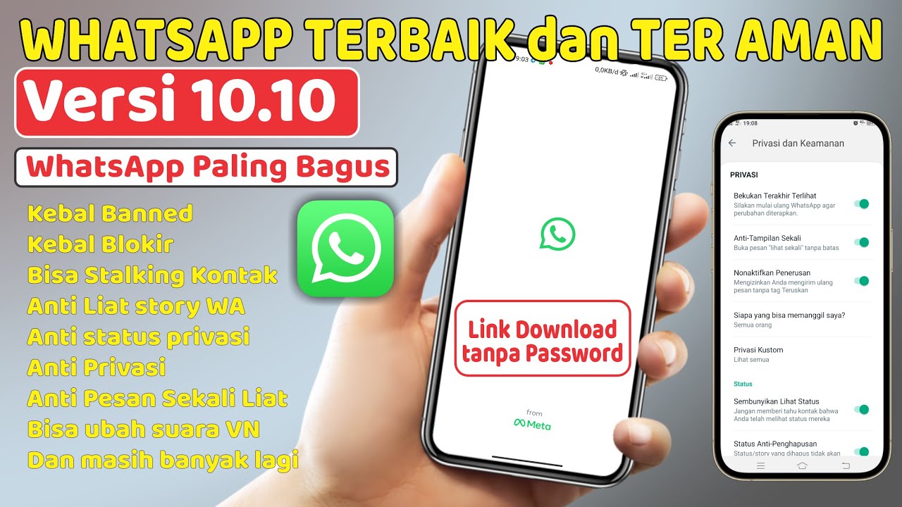 Fouad WhatsApp Terbaru versi10.10 ⚡ Update Juni 2024 WhatsApp GB Terbaik