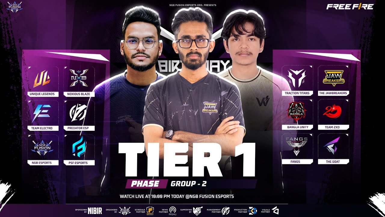 [🔴LIVE] TIER 1 PHASE GROUP A || NIBIR BIRTHDAY SPECIAL BATTLE ft. @JB.FREAK22