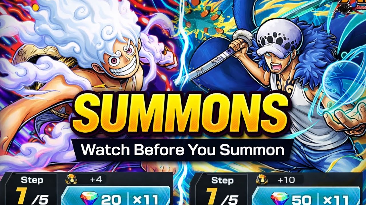 New Ex Gear 5 v2 Rebanner Summons With Ex Law(Worth It?) In One Piece Bounty Rush...