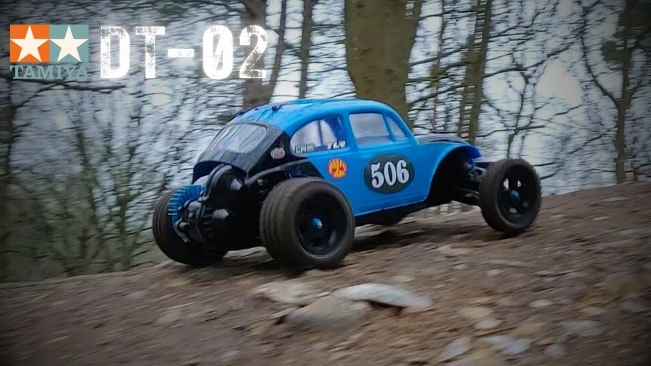 Tamiya DT-02 Baja Bug Buggin' Out with the Mad Bull DT-01