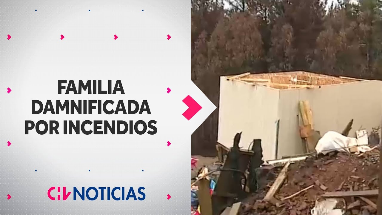 Familia damnificada por incendios en Tomé perdió techo de su vivienda de emergencia