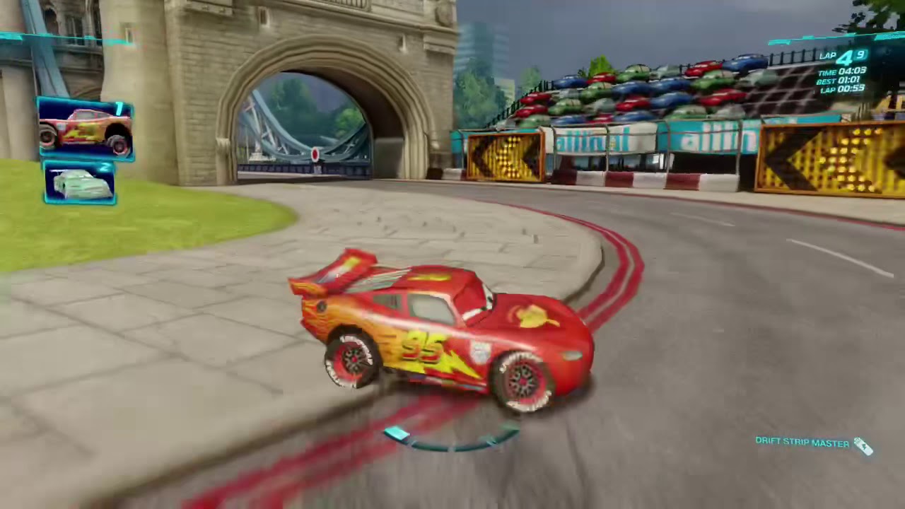 Cars 2 The Video Game | Lightning McQueen - Buckingham Sprint | 9 laps