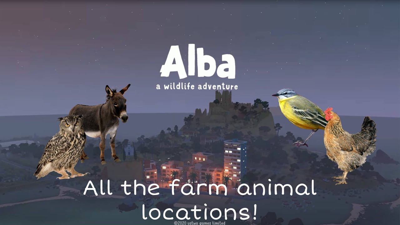 🦉🐓| Alba: A Wildlife Adventure | All Farmland Animal Locations | Apple Arcade |🐓🦉