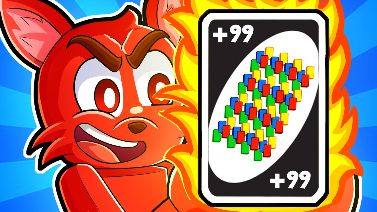 OSZUKUJE NIELEGALNYMI KARTAMI w ROBLOX UNO!