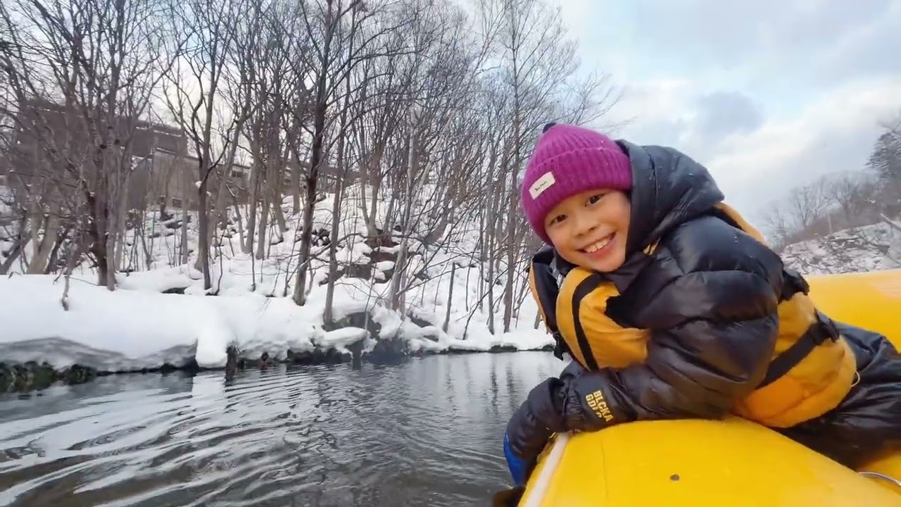 2025 Family Trip - Snow Viewing Rafting | Jozankei Hokkaido