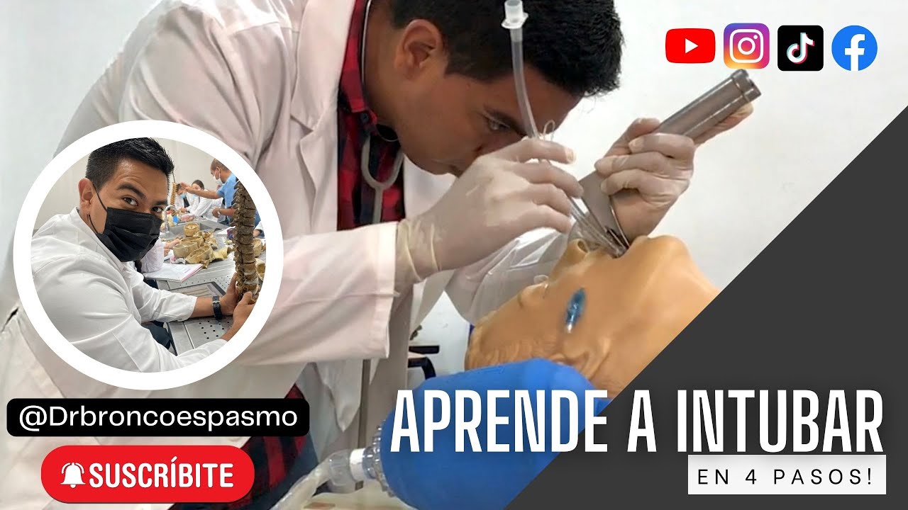 Aprende a  INTUBAR en 4 pasos - FÁCIL Y RÁPIDO!