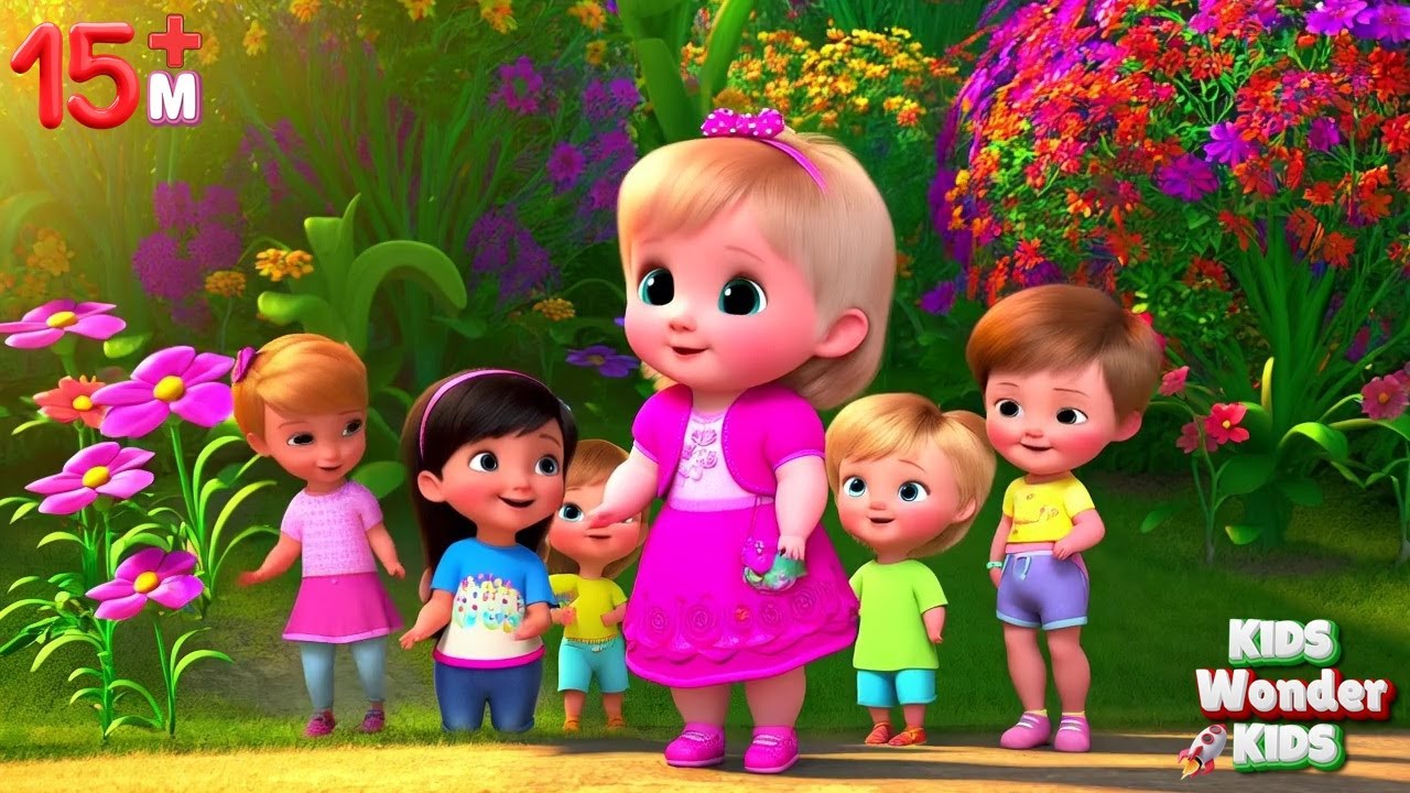 🌸👧 Lily's Flower Garden! Kids Song | Nature, Blooms & Outdoor Discovery! | Kids Rhymes Compilation
