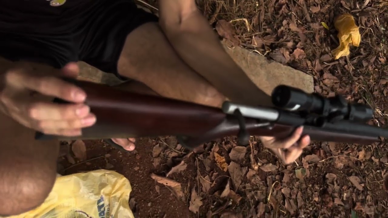 Carabina com funcionamento em álcool…