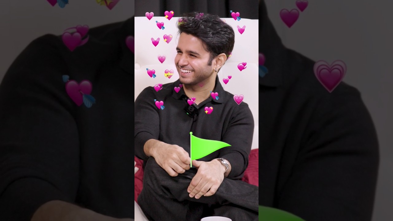 Ritvik Sahore on Red Flag - Green Flag relationship traits! 🚩💚 #webseries #interview #ritviksahore