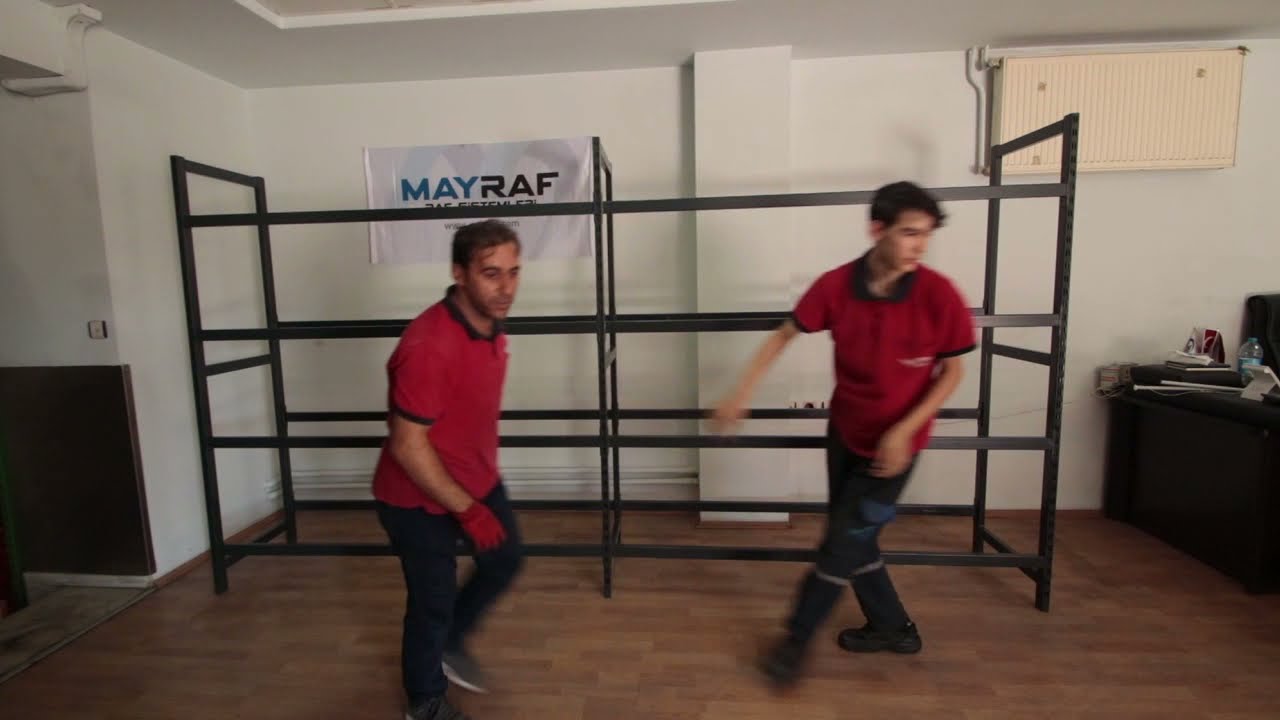 &Ccedil;iftli &Uuml;nite Suntalı Raf Kurulumu