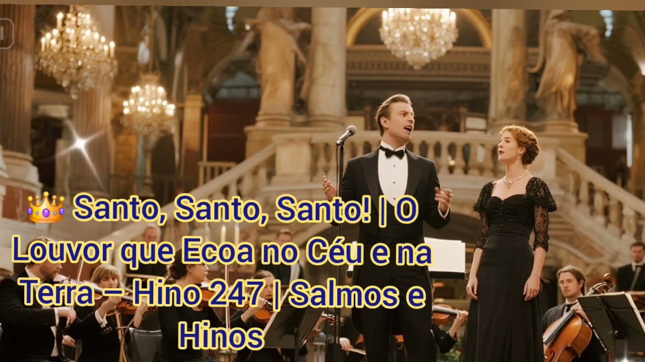 👑 Santo, Santo, Santo! | O Louvor que Ecoa no Céu e na Terra – Hino 247 | Salmos e Hinos