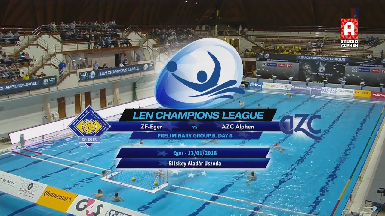 Full match: ZF Eger - AZC Alphen (LEN Champions League, 13 januari)