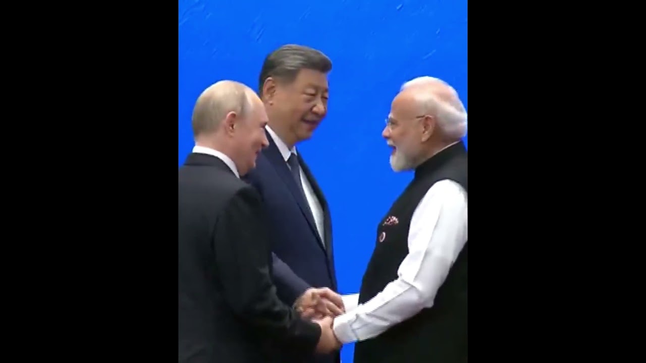 Modi - Putin - Xi meet at SCO Bishkek summit