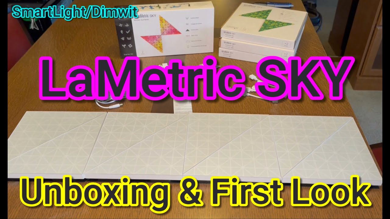LaMetric SKY Unboxing & First Look #rgbled #lametric #lighting #smartgadgets