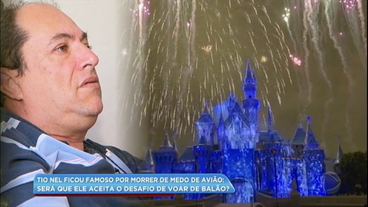 Balanço Geral SP faz desafio para homem que tem pavor de avião