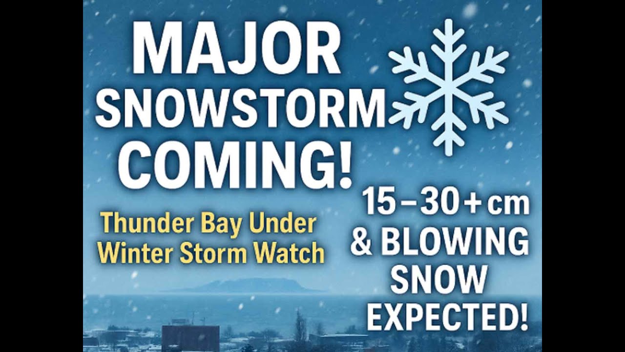 Thunder Bay Weather Update Nov 24 2025