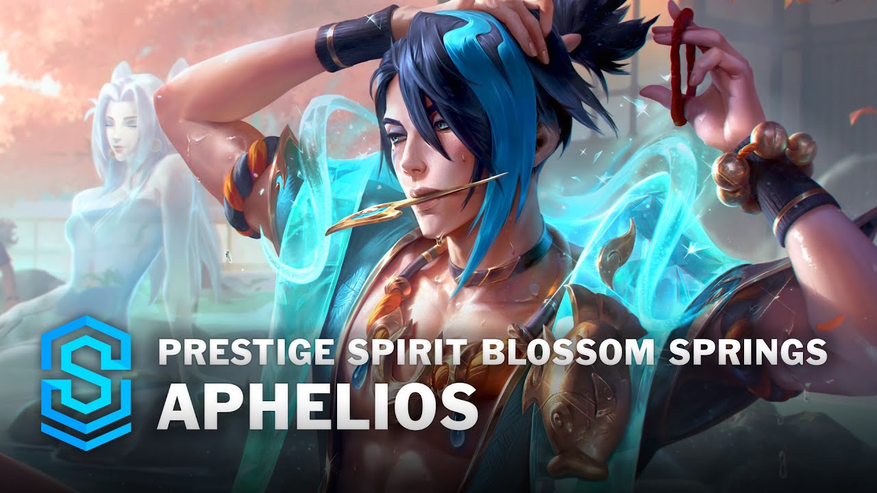 Prestige Spirit Blossom Springs Aphelios Skin Spotlight - League of Legends