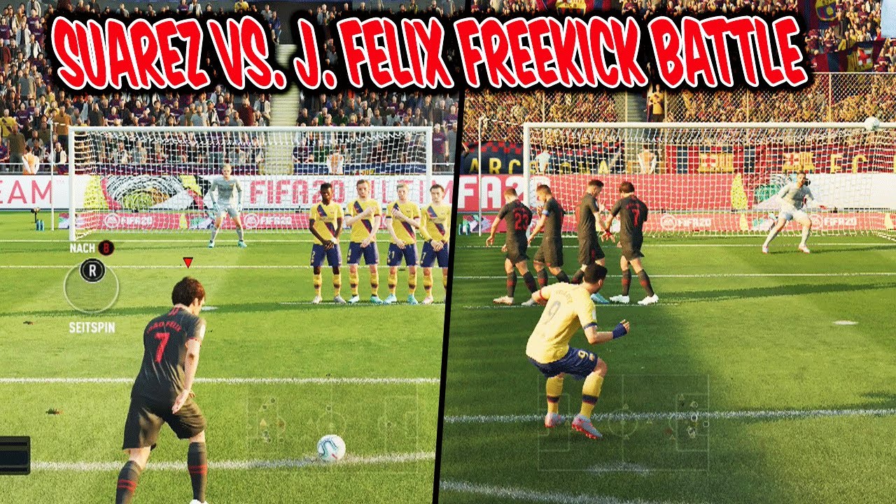 Luis SUAREZ vs. Joao FELIX Freekick Challenge! Kranke Freist&ouml;&szlig;e von beiden! - Fifa 20 ultimate Team