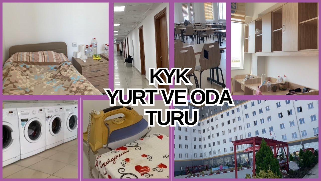 KYK YURT VE ODA TURU VLOG/ ÇAMAŞIRHANE/ YEMAKHANE/ ÜTÜ ODASI/ YOZGAT KINALI HASAN KYK KIZ YURDU
