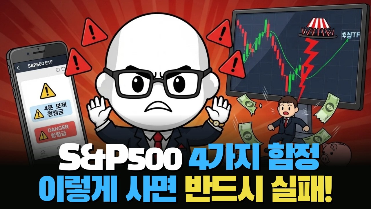 S&P500 이렇게 사면 반드시 실패합니다.. 초보가 모르는 ETF 4가지 함정과 나이별 포트폴리오 비율 총정리