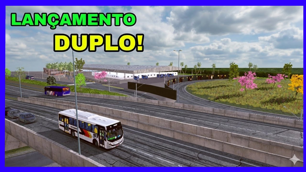 🔵 Próton bus simulador - LANÇAMENTO! DUPLO! E DO MOD MAPA REALISTA FASE 4