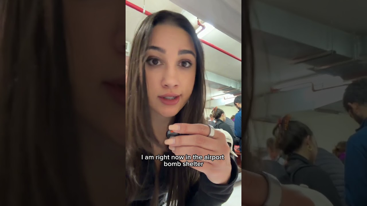🚨 I experienced an Iranian missile attack at Ben Gurion Airport