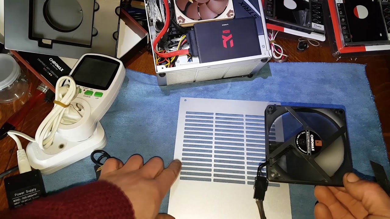 Роспаковка  кулер Noctua NF-A9x14 HS-PWM CHROMAX.BLACK.SWAP