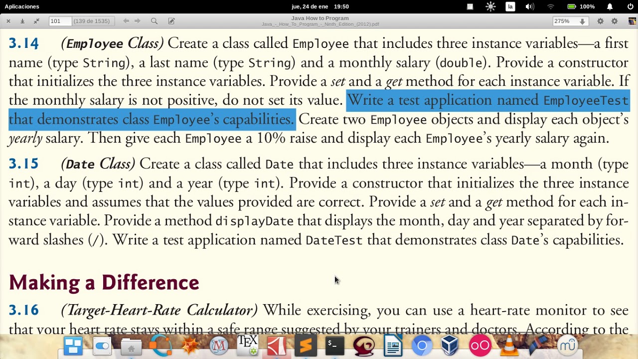 Java How to Program (Ninth edition) - Deitel & Deitel , exercise 3.14