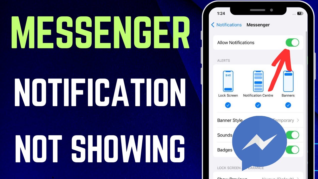 Fixed: Messenger Notification Not Showing On iPhone | Messenger Notifications Problem