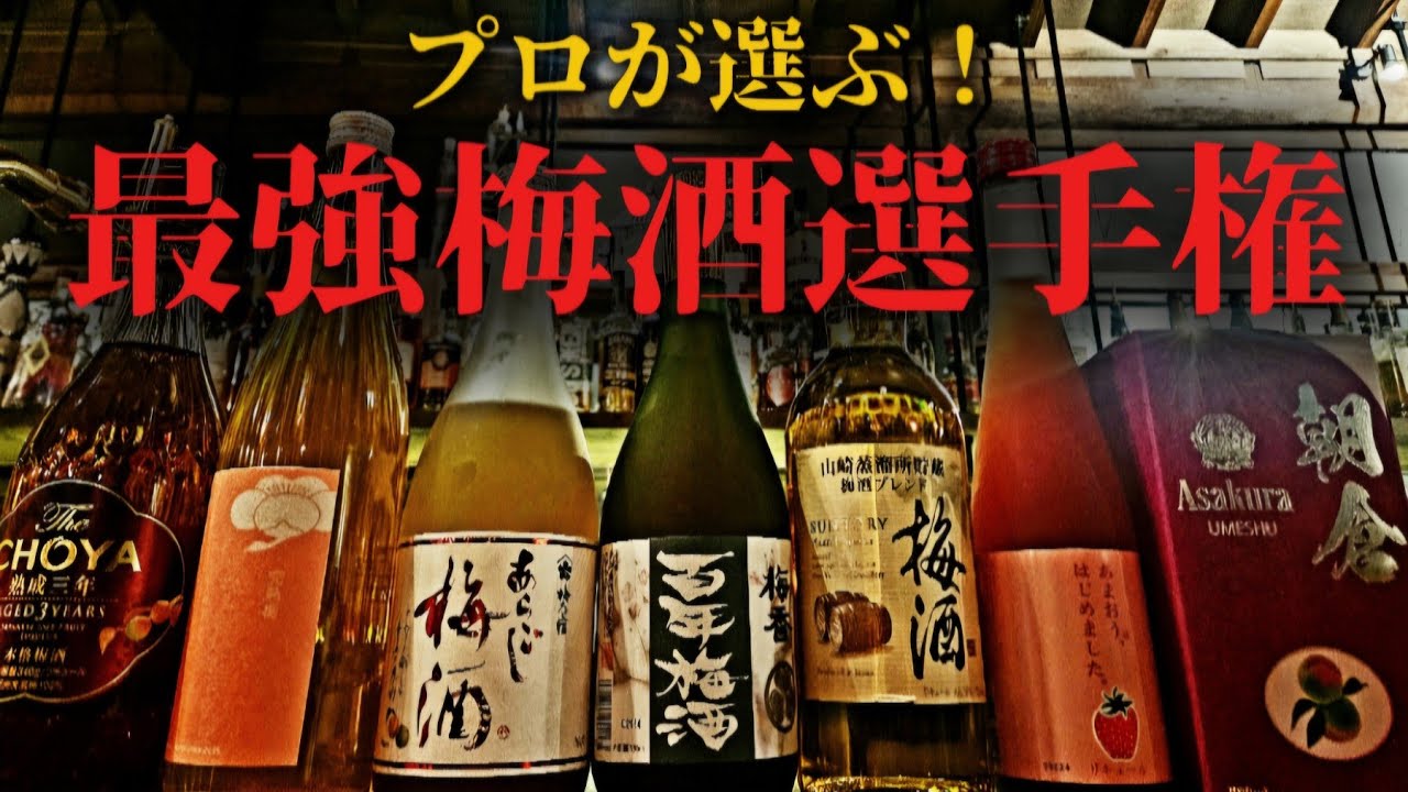 【感動レベル】プロバーテンダーが衝撃を受けた梅酒教えます！