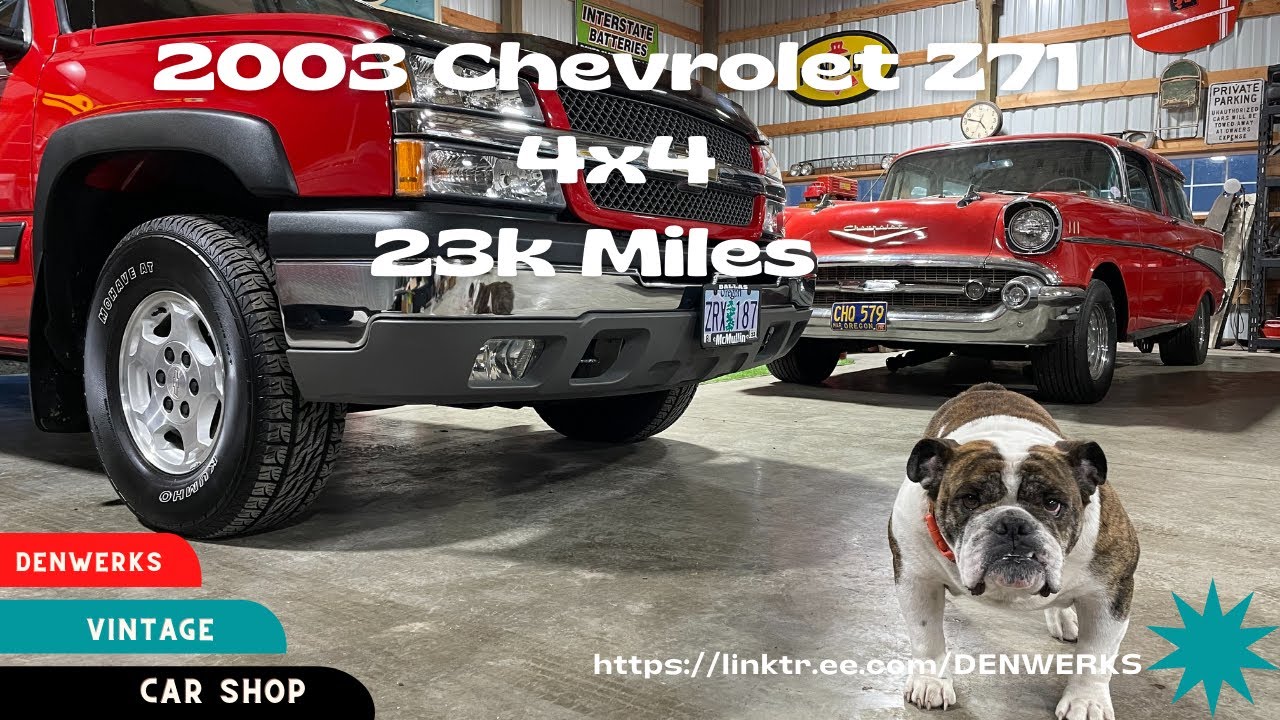 2003 Chevrolet Silverado LT  Z71 Pickup Truck 4x4 *23k Miles  * Denwerks * Bring a Trailer