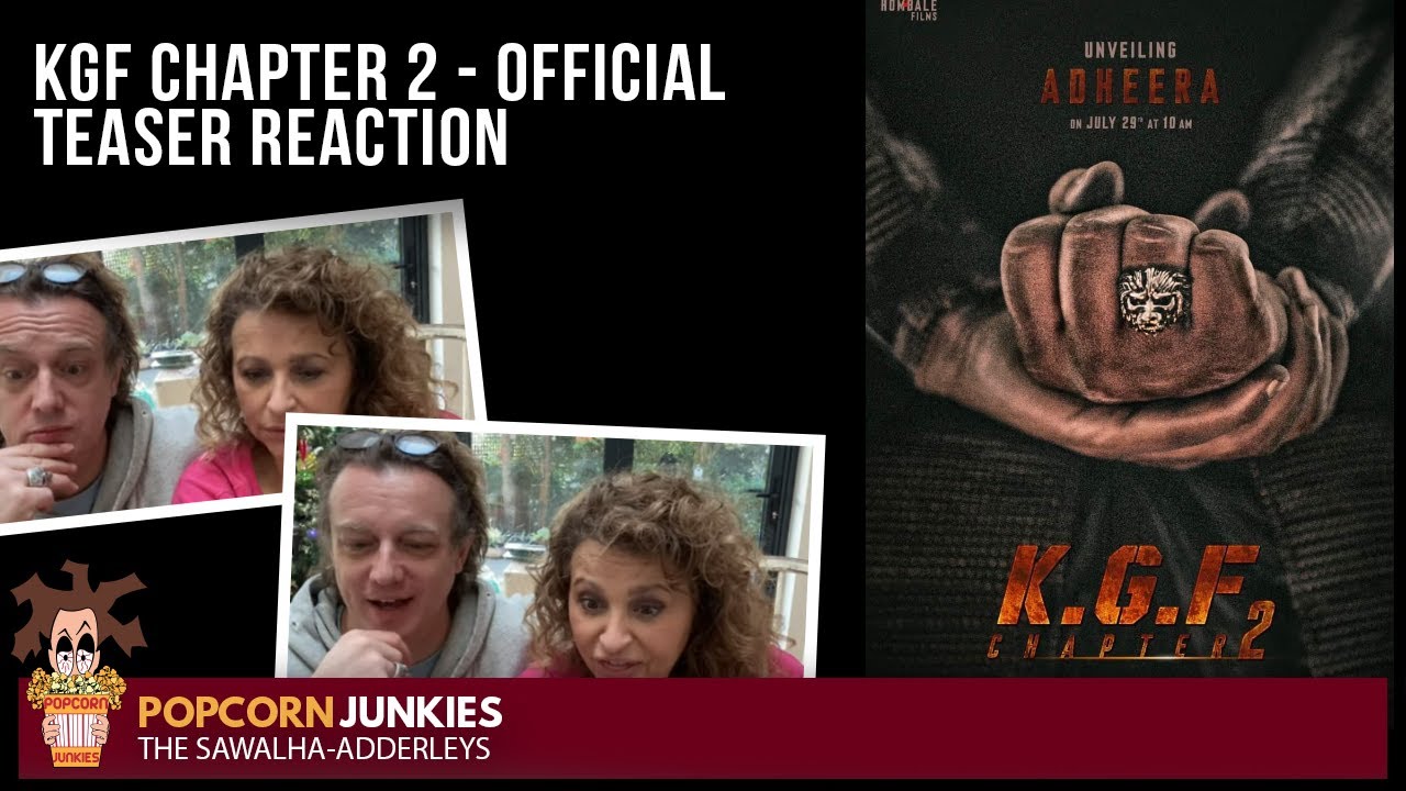 KGF Chapter 2 - OFFICIAL TEASER (Rocking Star Yash) The Popcorn JUNKIES Reaction