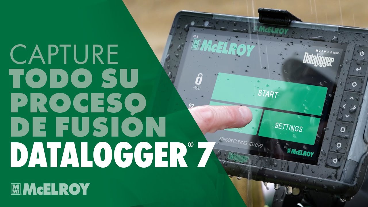 Capture todo su proceso de fusión McElroy DataLogger® 7