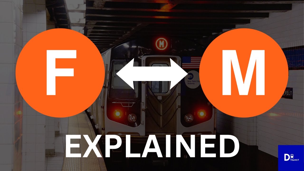 Почему метро Нью-Йорка меняет местами поезда F и M