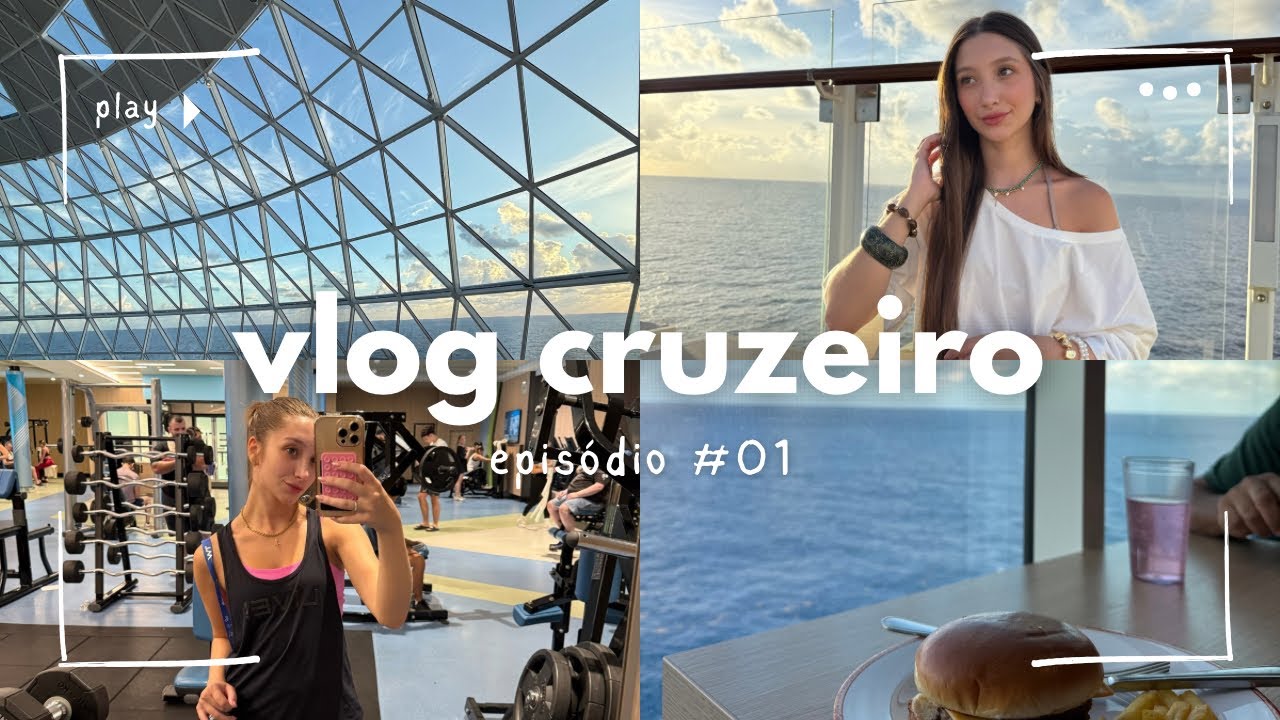 🚢 vlog cruzeiro icon of the seas + tour & 1° dia de navegação 🌊