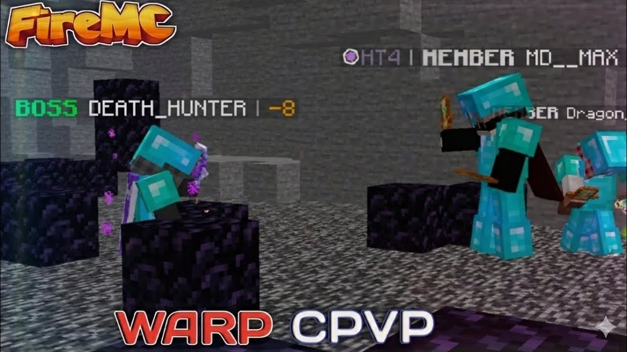 Dominating Fire Mc Warp cpvp// killing some kid's in FIRE MC. PSD1