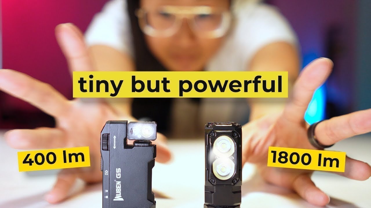 DON'T underestimate these EDC lights – Wuben G5 + E7 compact lights