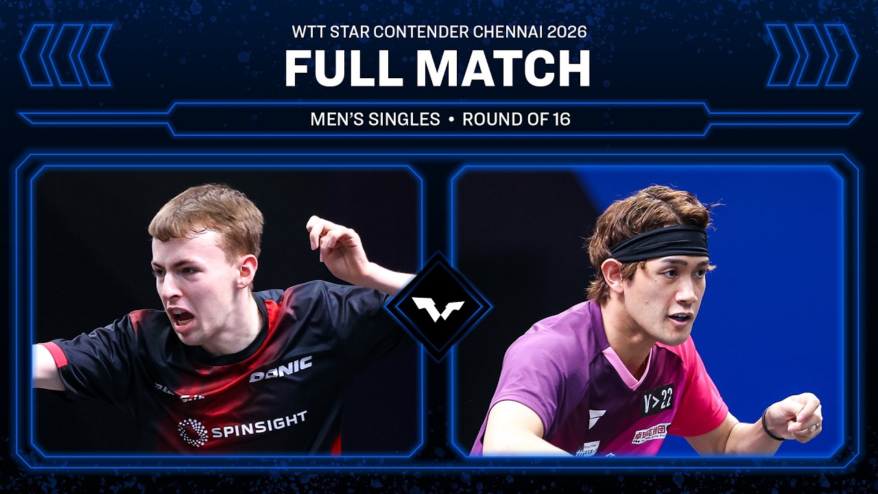 FULL MATCH | Flavien Coton vs Kazuhiro Yoshimura | MS R16 | #WTTChennai 2026