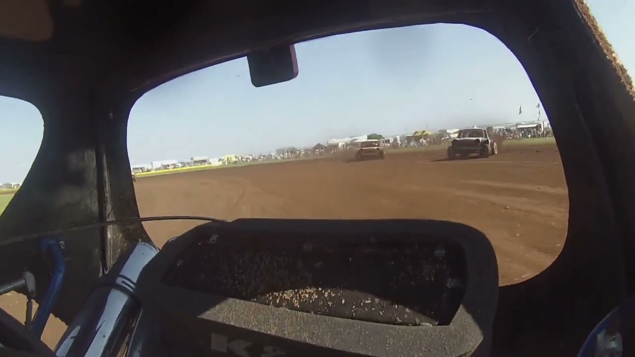 British autograss series round 2, North shropshire 2021 Rear view camera.