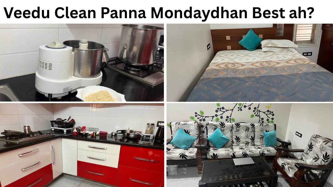 வீட்டை இப்படி யாருமே கிளின் பண்றதே இல்லை ! Weekly home cleaning hacks! Weekly Clean-Up – Monday Plan