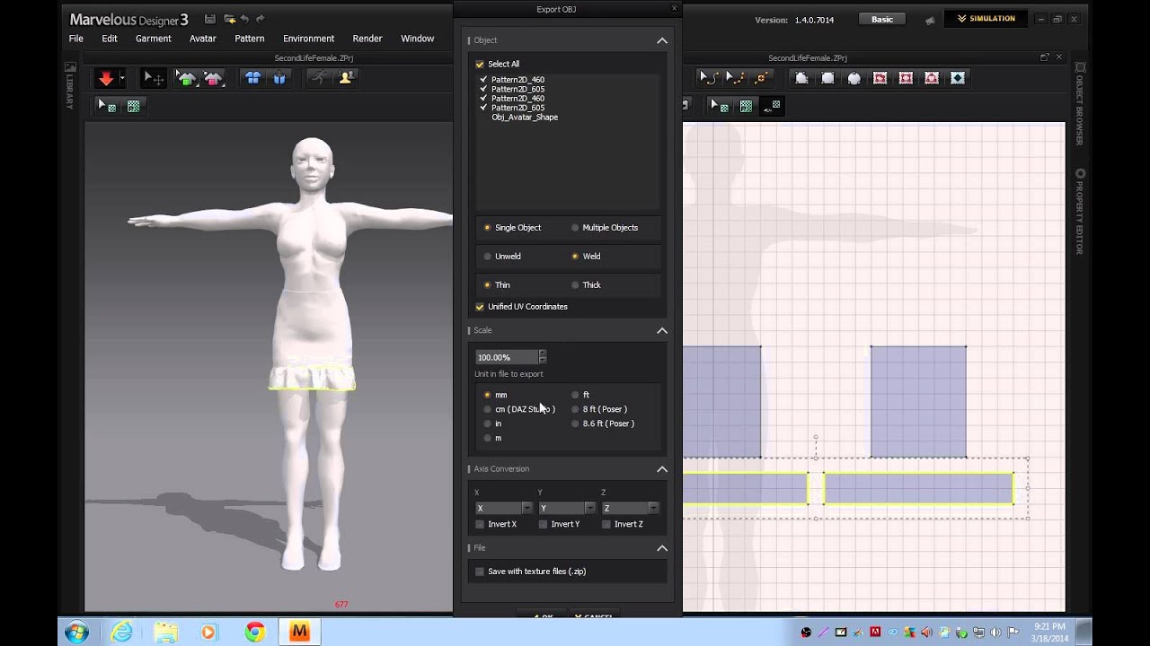 Tris To Quads: Marvelous Designer - ZBrush - Blender