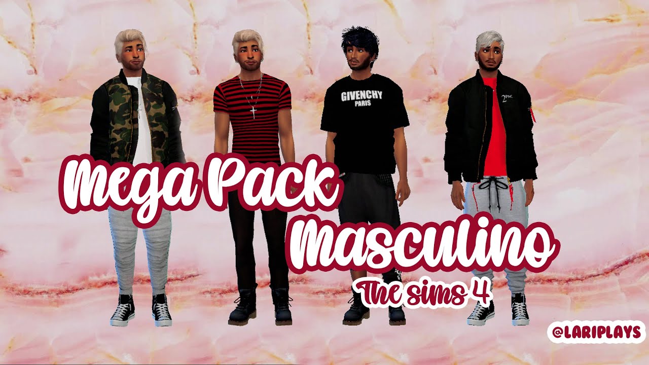 MEGA PACK MASCULINO + 400 ÍTENS | THE SIMS 4