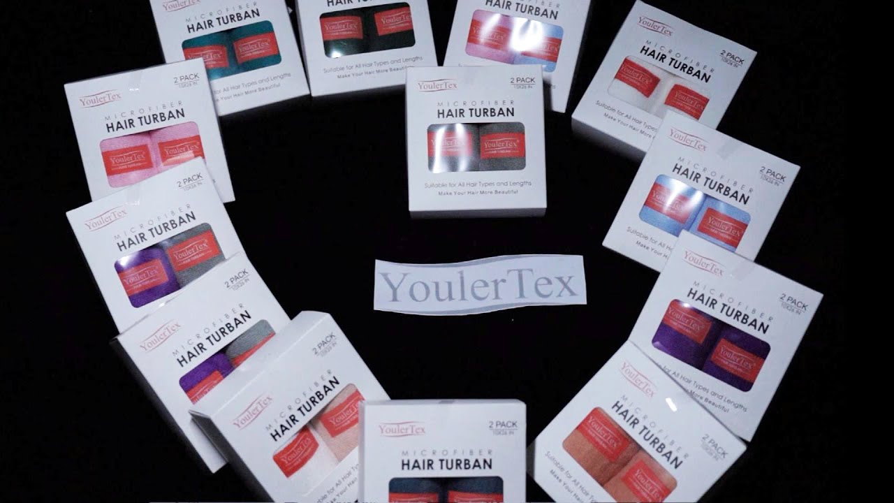 YoulerTex Microfiber Hair Towel Wrap for Women